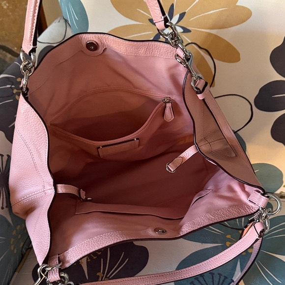 Coach small Lexy Blush Pink Pebbled Leather Bag - Picture 2 of 3